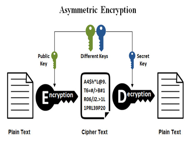 Phương pháp mã hóa trong SSH là gì? Mã hóa Asymmetric Encryption