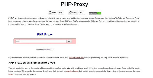 Tải và cài đặt PHP-Proxy