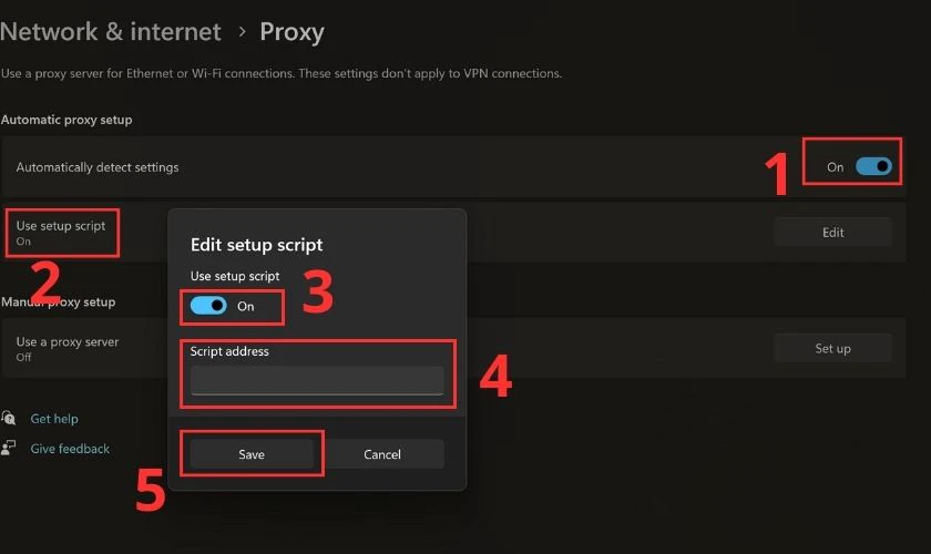 cài đặt Proxy cho trình duyệt Chrome