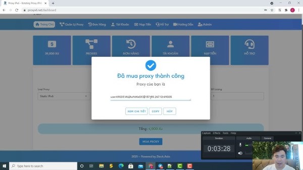 Hướng dẫn mua Proxy MMO